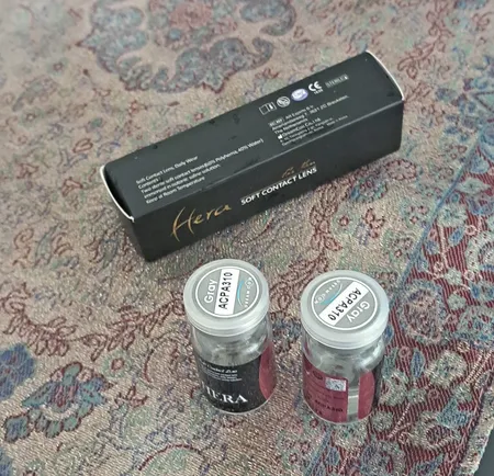 لنز چشم هرا کد 430 رنگ طوسی سبز