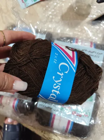 کاموا سوپر کریستال کد 001  بسته 5 عددی