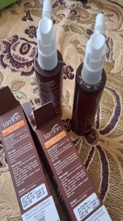 محلول تقویت کننده مو لامینین مدل ماینوکسیدیل حجم 75 میلی لیتر بسته 2 عددی