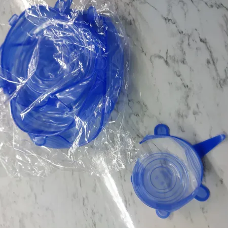 درپوش ظرف مدل سیلیکونی مجموعه 6 عددی