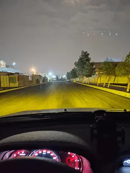 هدلایت لامپ خودرو سام مدل S5 سه رنگ فلاش زن H1 بسته دو عددی