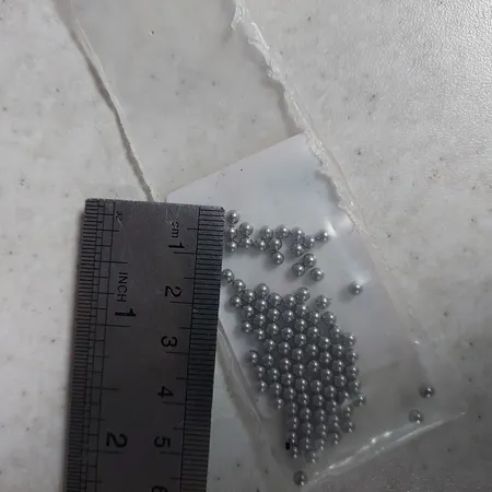 ساچمه مدل فولادی D3 کد G1000 بسته 100 عددی