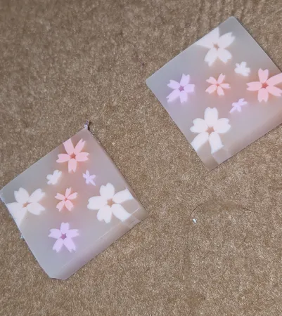 پاک کن مدل مغزدار ژله ای شکوفه بسته 2 عددی