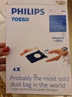 کیسه جارو برقی کد01 بسته 4 عددی مناسب برای جاروبرقی فیلیپس