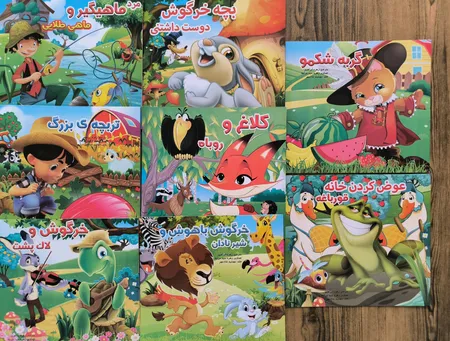 کتاب مجموعه داستان های کودکانه اثر لیجو آن هو انتشارات نگین هشتم 8 جلدی