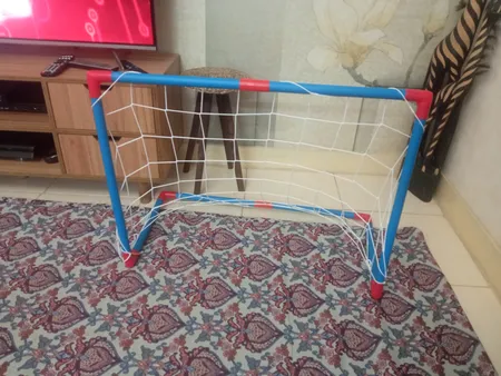 دروازه بازی فوتبال مدل سایز بزرگ بسته دو عددی به همراه توپ