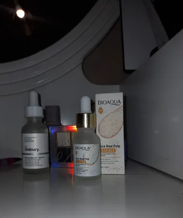 سرم پوست بایو آکوا مدل Rice Raw Pulp Hyaluronic Acid حجم 15 میلی لیتر