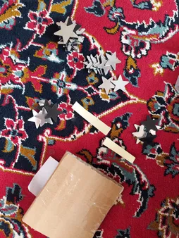 آینه فیلی طرح ستاره های سر گرد کد PG009