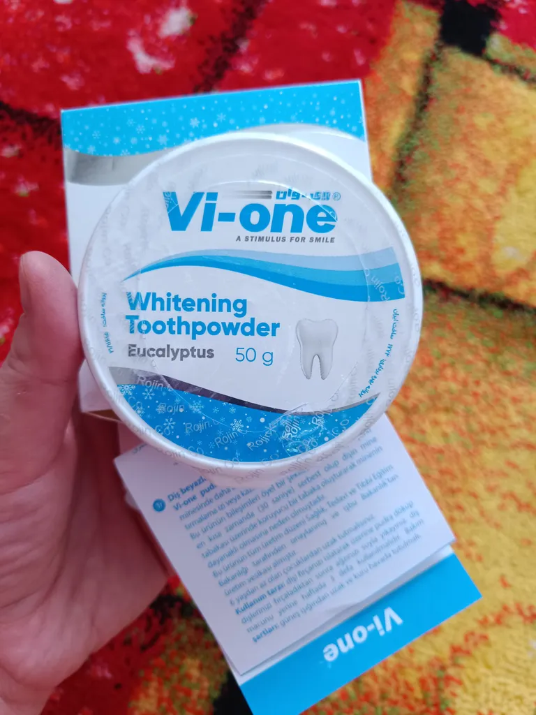 پودر سفید کننده دندان وی وان مدل اکالیپتوس وزن 50 گرم