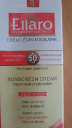 کرم ضد آفتاب رنگی الارو SPF50 مدل Teinte Foncee مناسب پوست های چرب تحت لیسانس حجم 40 میلی لیتر