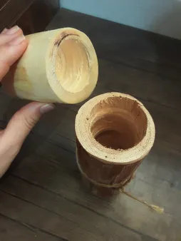 گلدان چوبی فیل چوب مدل GCH_ch