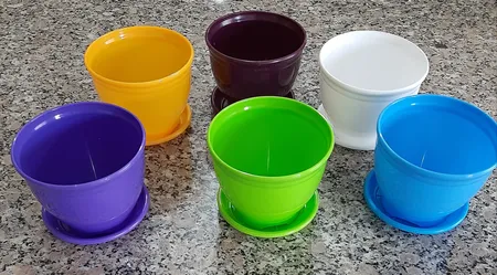 گلدان کلاسیک مدل G3010 بسته 6 عددی