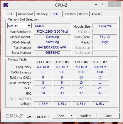 رم لپ تاپ DDR3L تک کاناله 1600 مگاهرتز سامسونگ مدل PC3L-12800 ظرفیت 4 گیگابایت