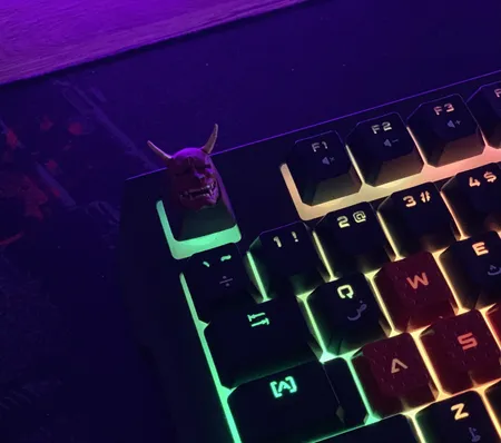 دکمه کیبورد مودی کت مدل ماسک سامورایی هانیا