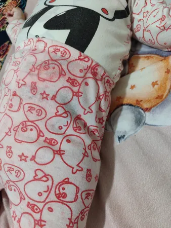 ست تی شرت و شلوار نوزادی مدل پنگوئن کد 1