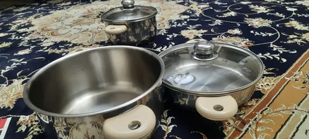 سرویس پخت و پز 5 پارچه پارس استیل مدل رایکا سه لایه
