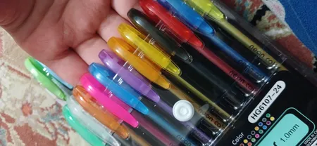 روان نویس مدل NEON GLITTER  بسته 24 عددی