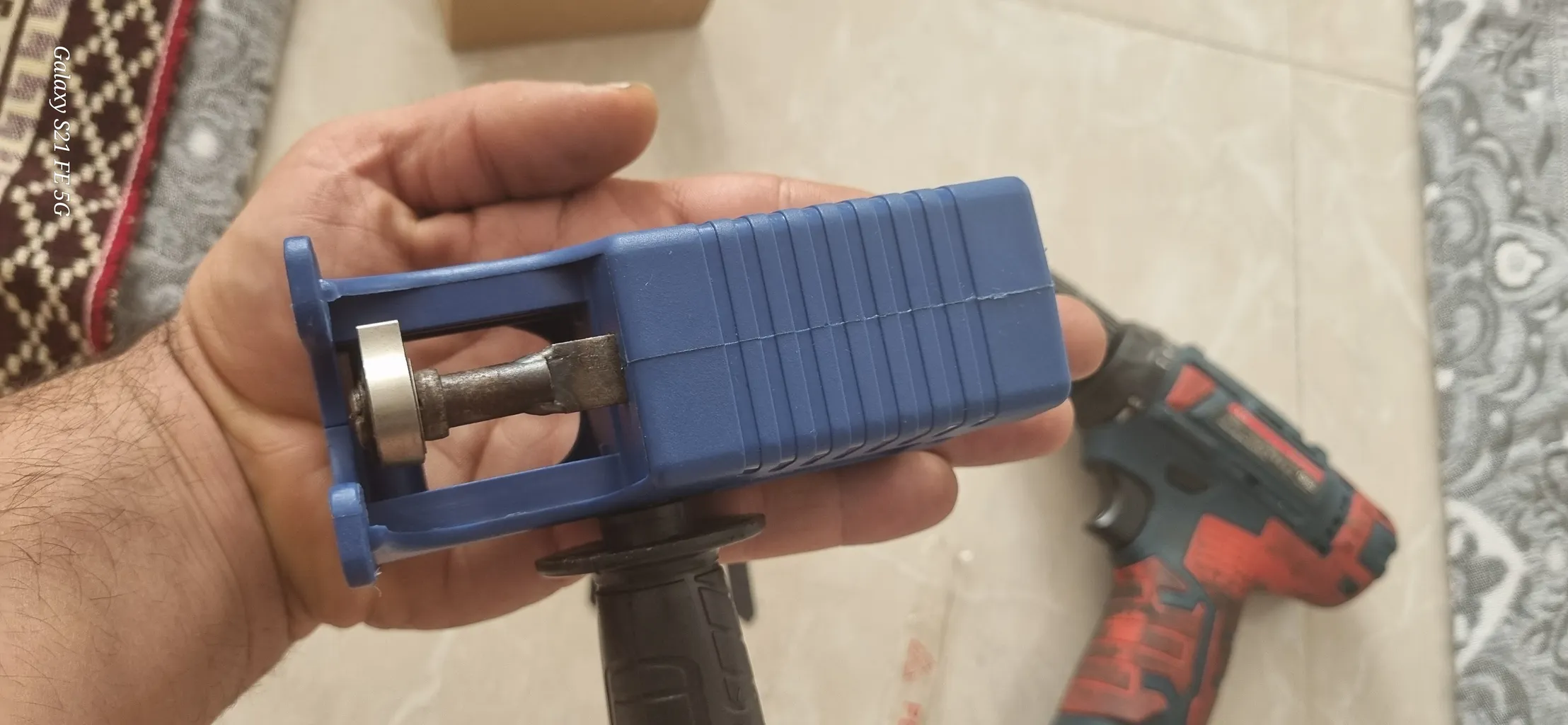 مبدل دریل به اره عمودبر جاب مدل JB-8000 به همراه تیغه اره عمود بر مجموعه 4 عددی