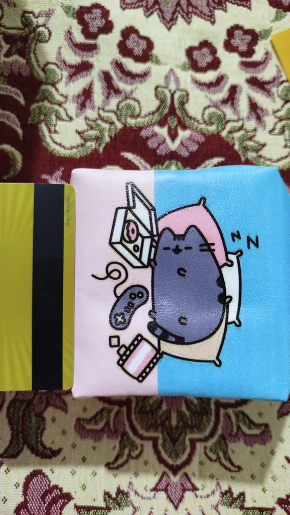 کیف پد بهداشتی فیوری مدل گربه کیوت فانتزی کد 2364 به همراه کیف پول