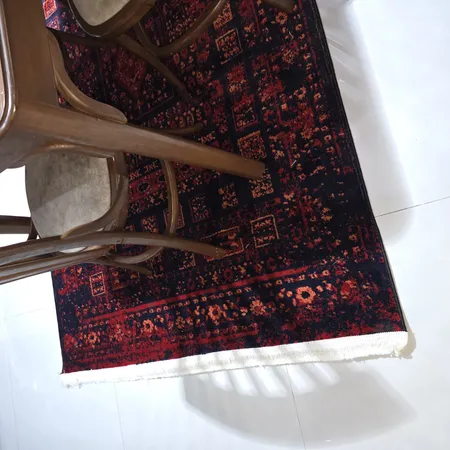 فرش ماشینی دنیای فرش مدل روشنک سنتی کد 1510