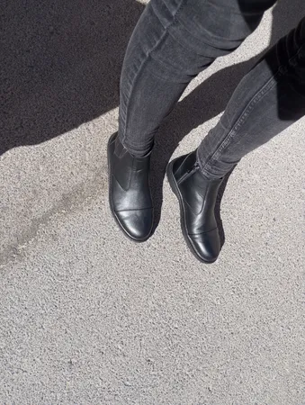 نیم بوت مردانه مدل Spain کد arya رنگ مشکی