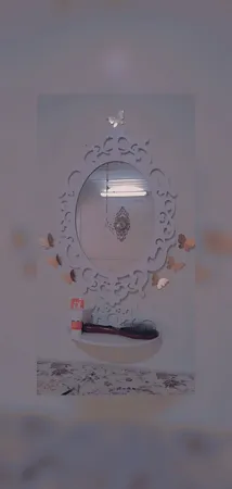 آینه خونه خاص مدل TAJ به همراه شلف دیواری