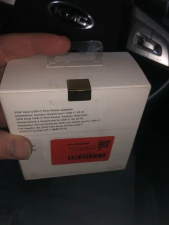 شارژر دیواری 35 وات اپل مدل Dual USB-C Port