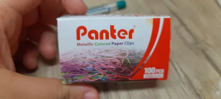 گیره کاغذ پنتر مدل متالیک سایز 28 میلی متر