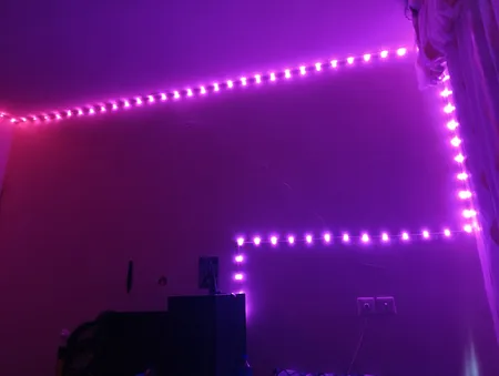 ریسه ال ای دی مدل رنگی RGB طول 10 متر