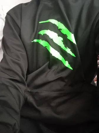 هودی مردانه طرح چنگ کد A03 رنگ مشکی