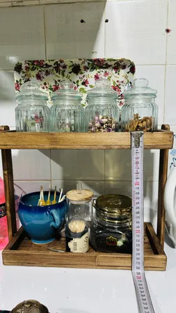 استند جا ادویه ای مدل چوبی