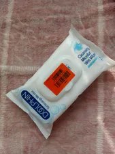 تجریه خرید دستمال مرطوب پاک کننده آرایش دلفین مدل 001 بسته 60 عددی