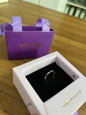 تجریه خرید انگشتر طلا 18 عیار زنانه بان گالری مدل آکوا