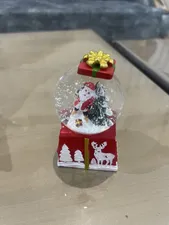 تجریه خرید گوی مدل چراغدار بابانوئل طرح هدیه کریسمس کد B4127