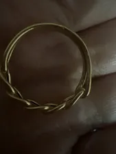 تجریه خرید انگشتر طلا 18 عیار زنانه طلای کامک مدل A1 سایز 58