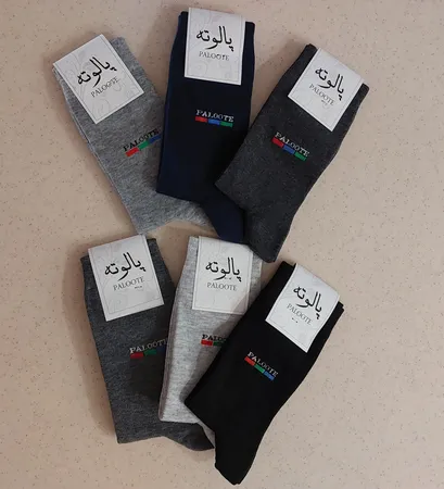 جوارب مردانه پالوته مدل COL6 بسته ۶ عددی