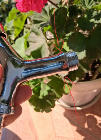 شیر حیاطی کاشانه مدل اهرمی