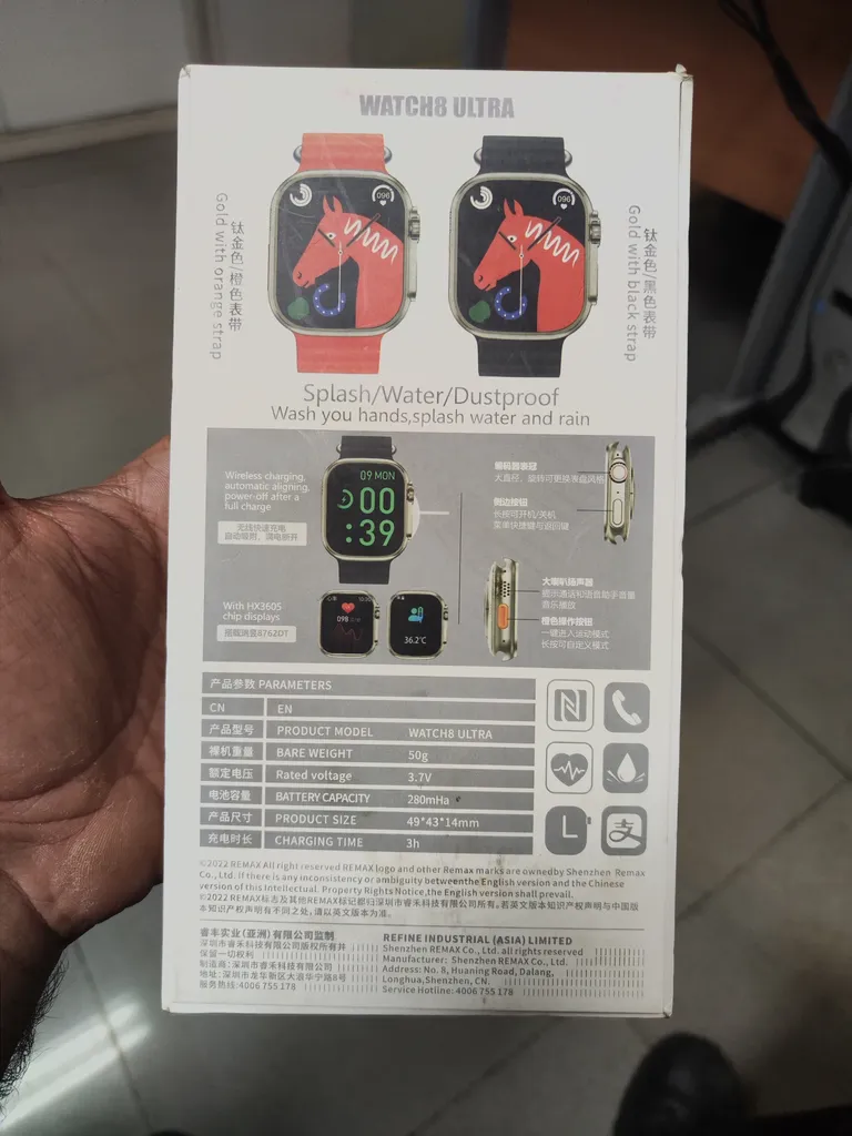 ساعت هوشمند ریمکس مدل WATCH8 ULTRA