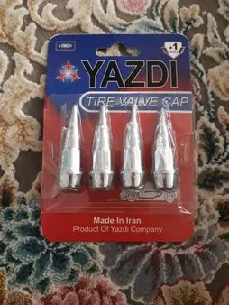 سر والف لاستیک خودرو مدل YAZDI بسته 4 عددی