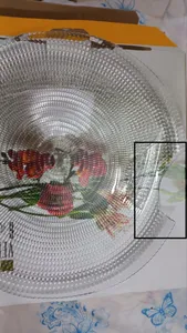 تجریه خرید بشقاب غذاخوری بلور کاوه مدل ونیز 1105 بسته 6 عددی