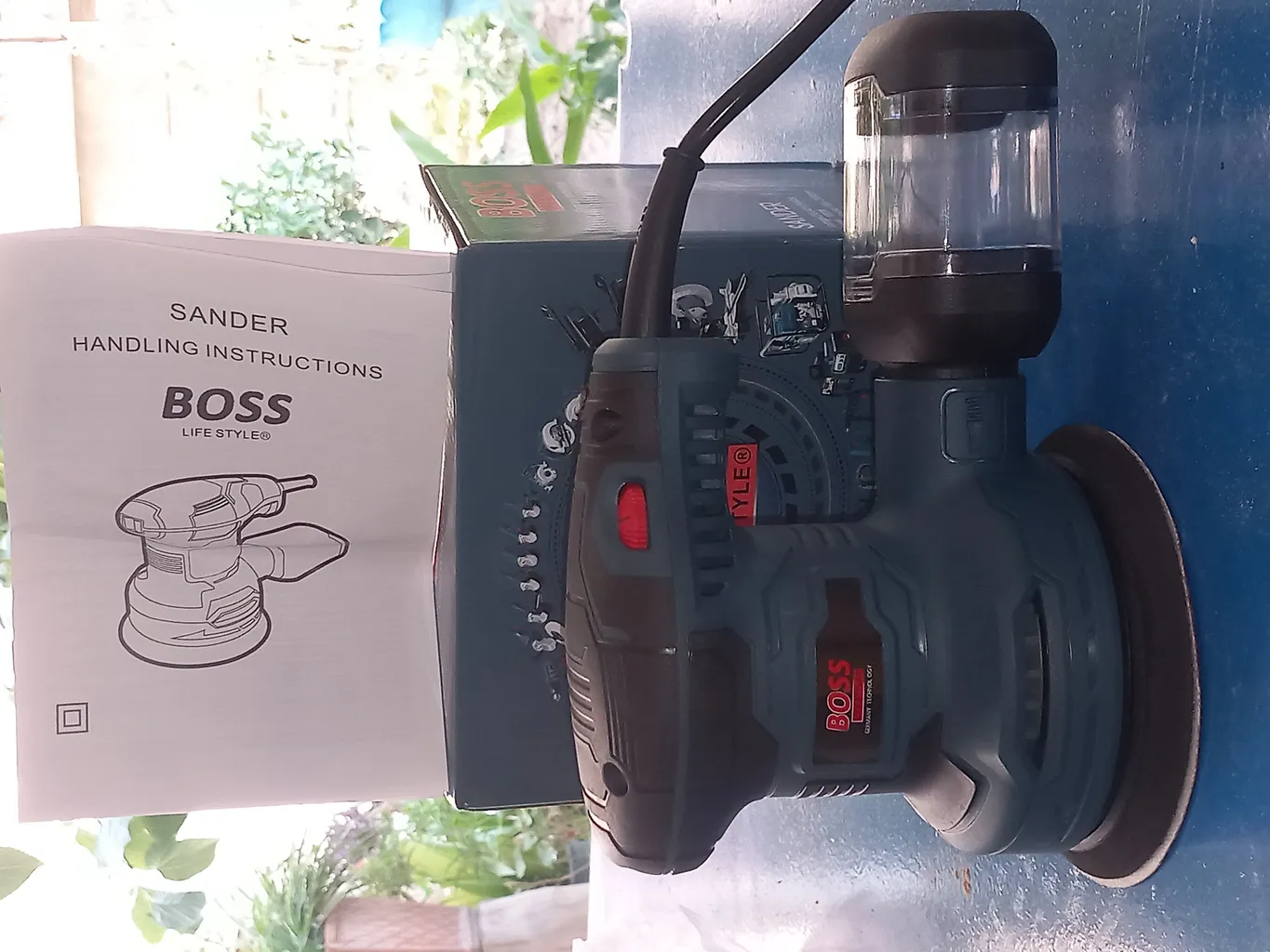 دستگاه سنباده زن برقی باس مدل مشتی کد BS123GL279-6