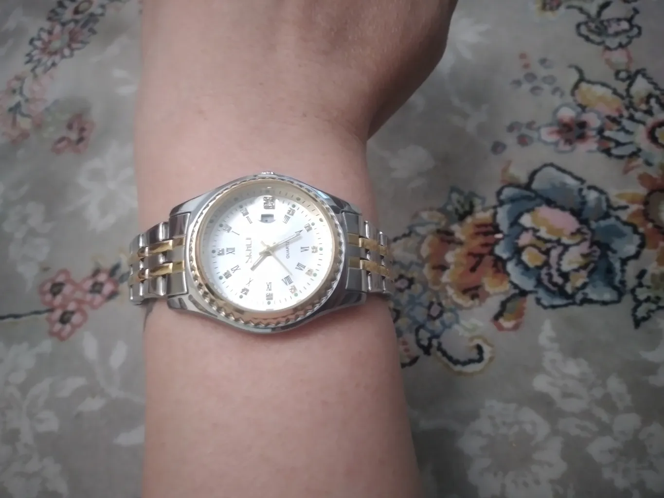 ساعت جیبی عقربه ای زنانه اسکمی مدل 9098womenwhite