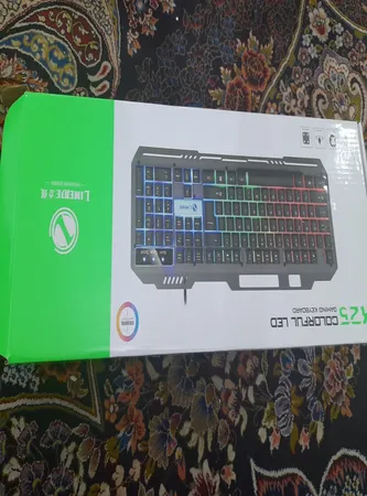 کیبورد گیمینگ لایماید مدل K25، سوئیچ ممبران، Full-size، نورپردازی LED RGB