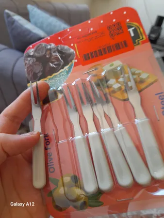 چنگال زیتون خوری زوکی کد 105 بسته 6 عددی