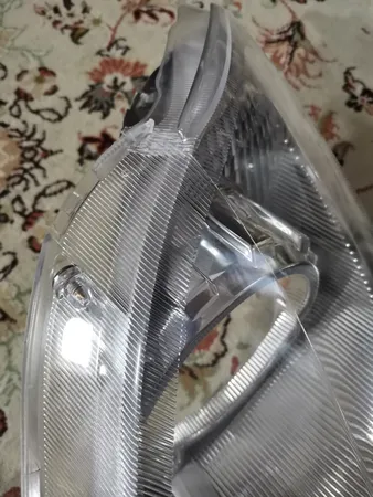 طلق چراغ جلو خودرو مدل فابریک مناسب برای تیبا بسته 2 عددی