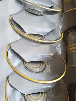 ست استکان و نعلبکی 12 پارچه مدل کمر باریک