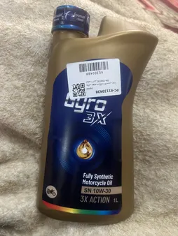 روغن موتورسیکلت کاسپین مدل SN-10W-30 حجم 1 لیتر