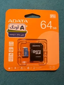 تجریه خرید کارت حافظه microSDXC ای دیتا مدل Premier V10 A1 کلاس 10 استاندارد UHS-I سرعت 100MBps ظرفیت 64 گیگابایت
