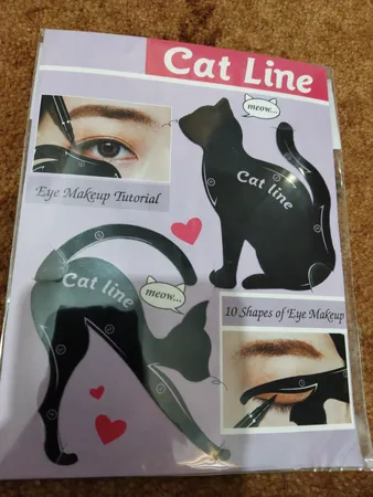 شابلون ابرو و خط چشم مدل Cat Line مجموعه 6 عددی