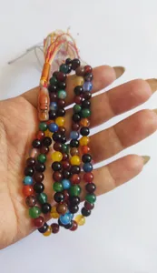 تجریه خرید تسبیح عقیق مدل ام البنین کد omo10102